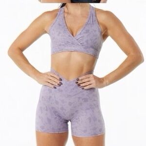 Alphalete Women's Lavender Athletic Shorts